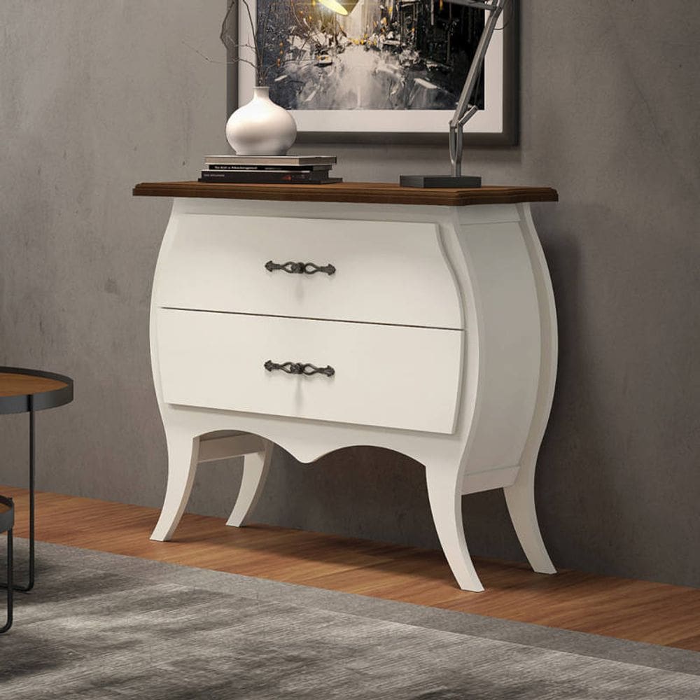 Cômoda para quarto com tampo laminado Bombê Montanhês