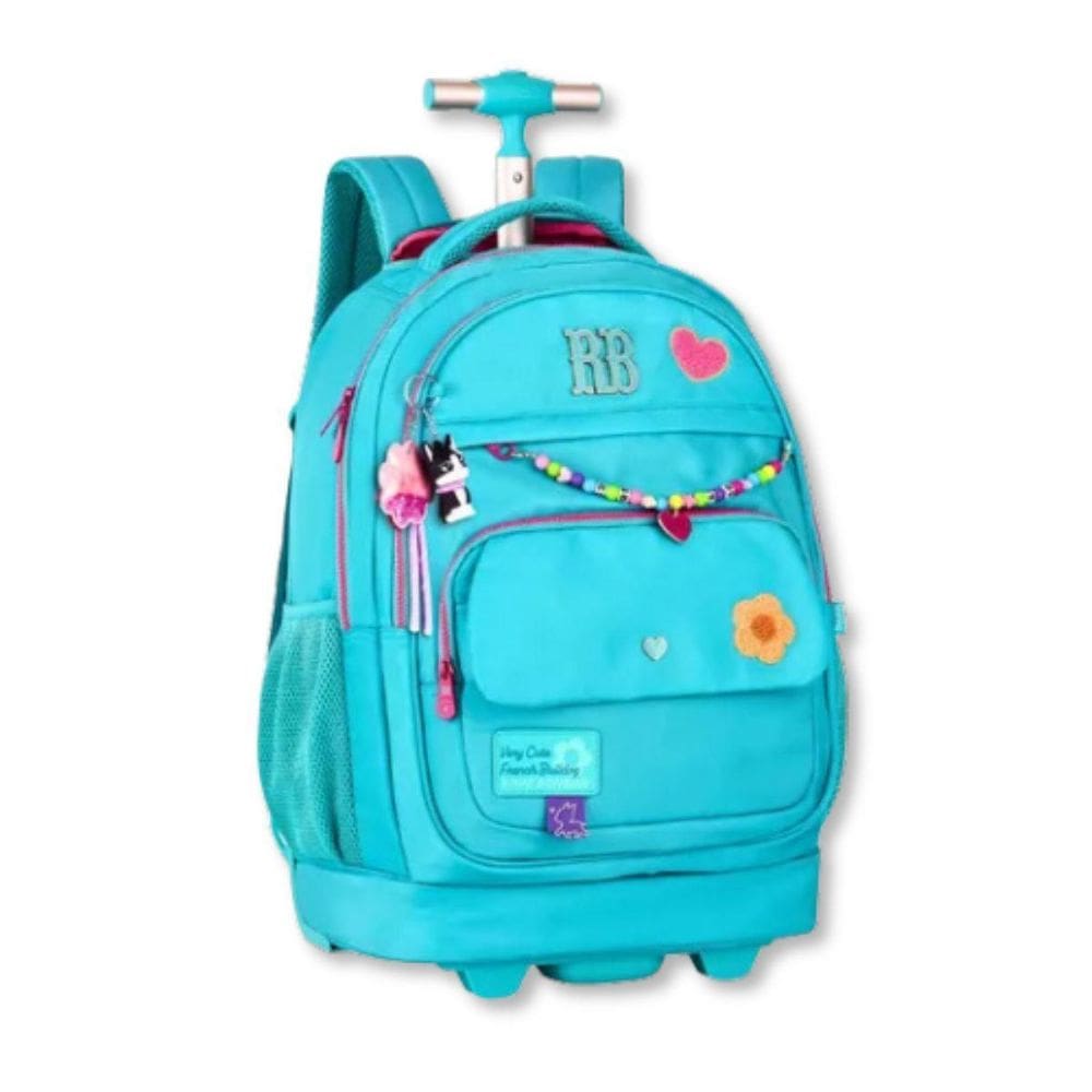 Mochila Rodinhas Escolar Meninas Rebecca Bonbon Premium