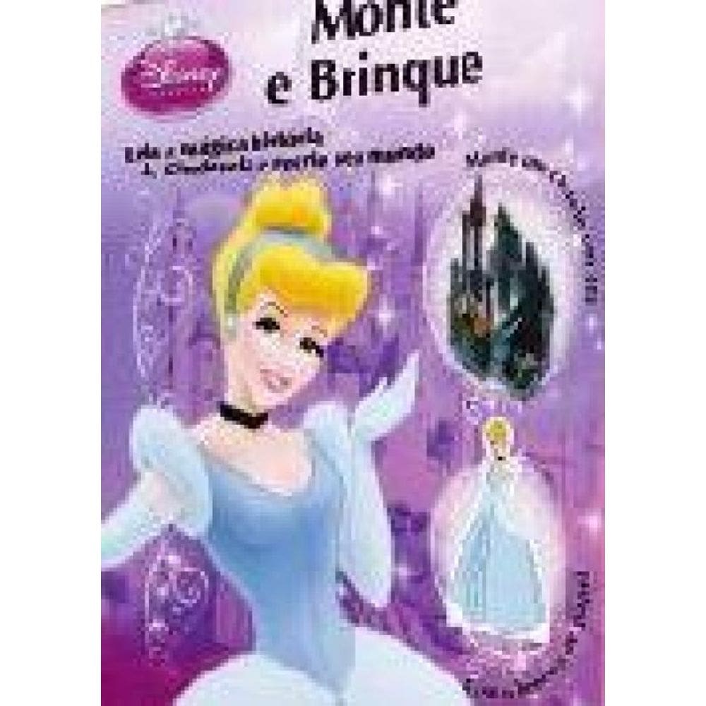Livro Disney Monte E Brinque - Princesas