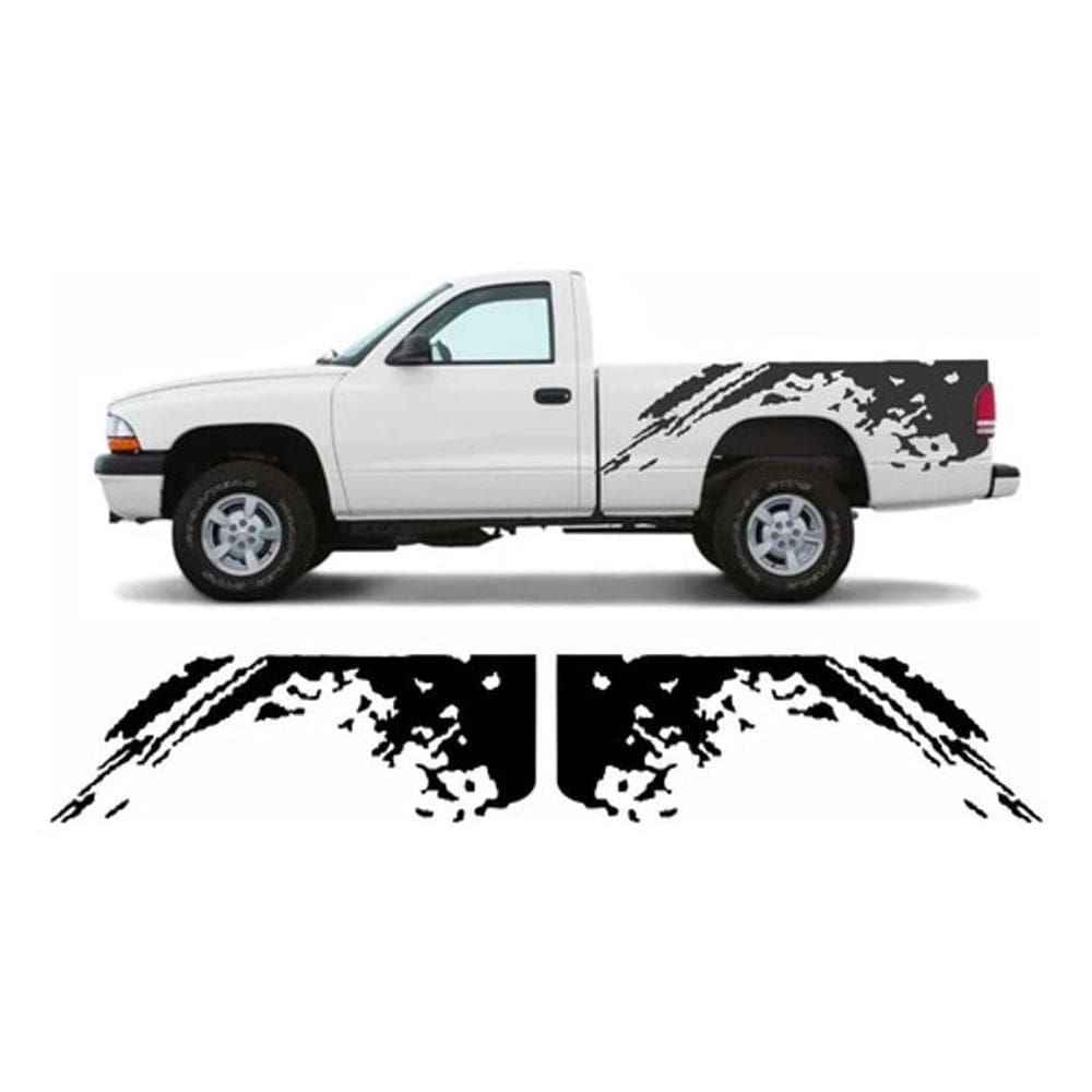 Par Adesivo Laterais Caçamba Compatível Dodge Dakota Cmba208