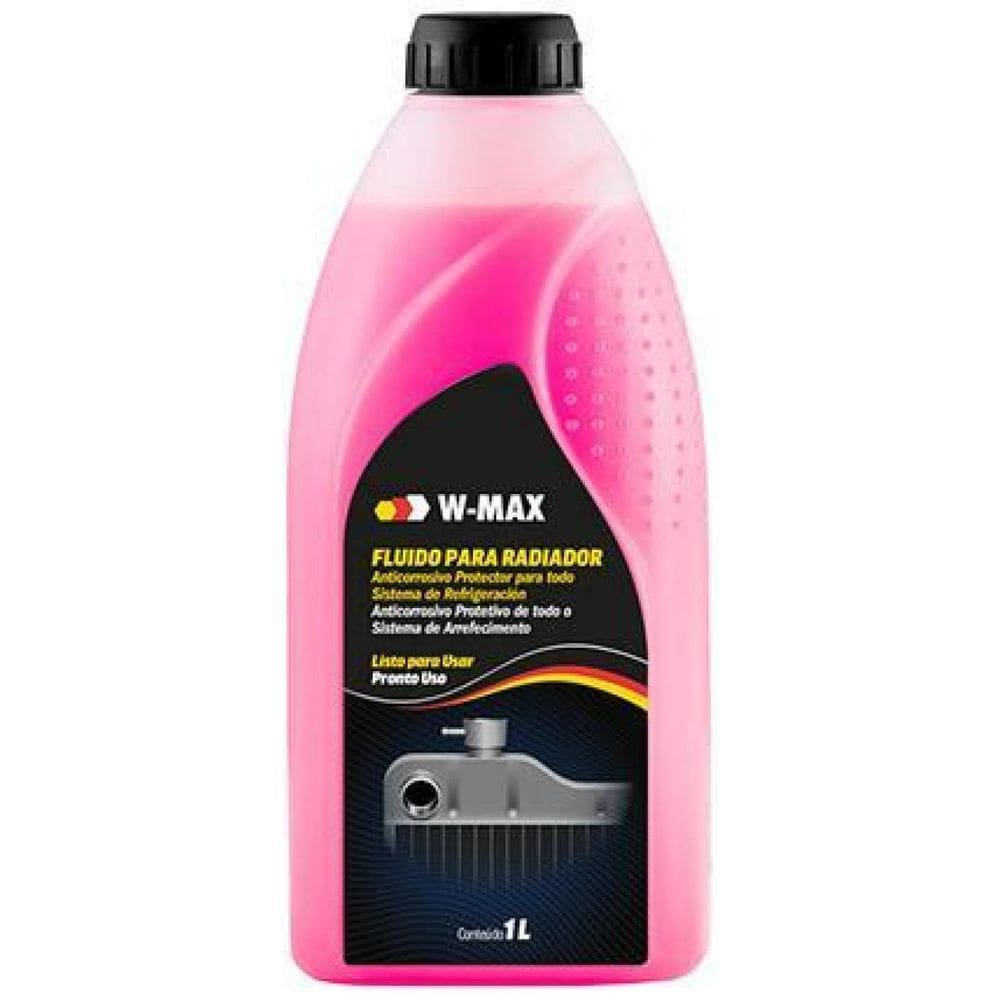 Fluido Para Radiador W-Max 1L Rosa