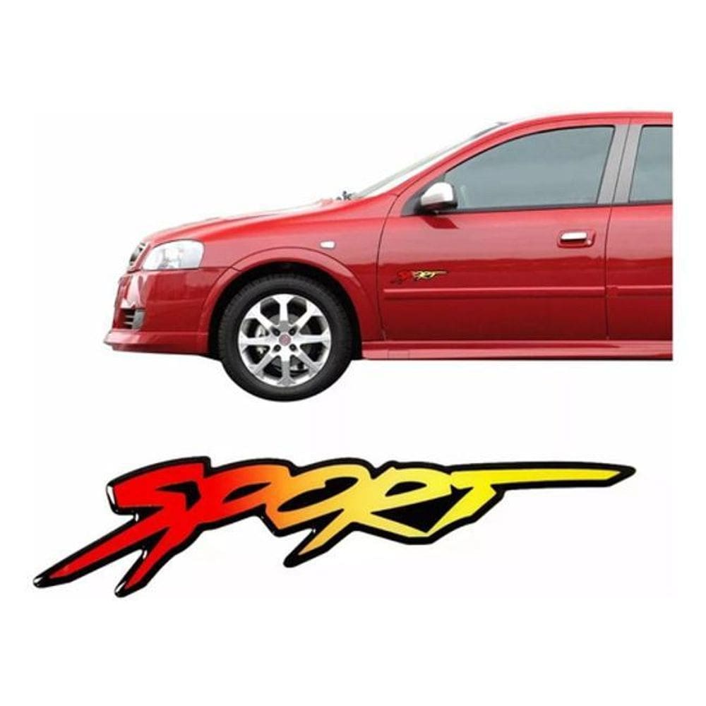 Adesivo Compatível Chevrolet Astra Sport Resinado As01