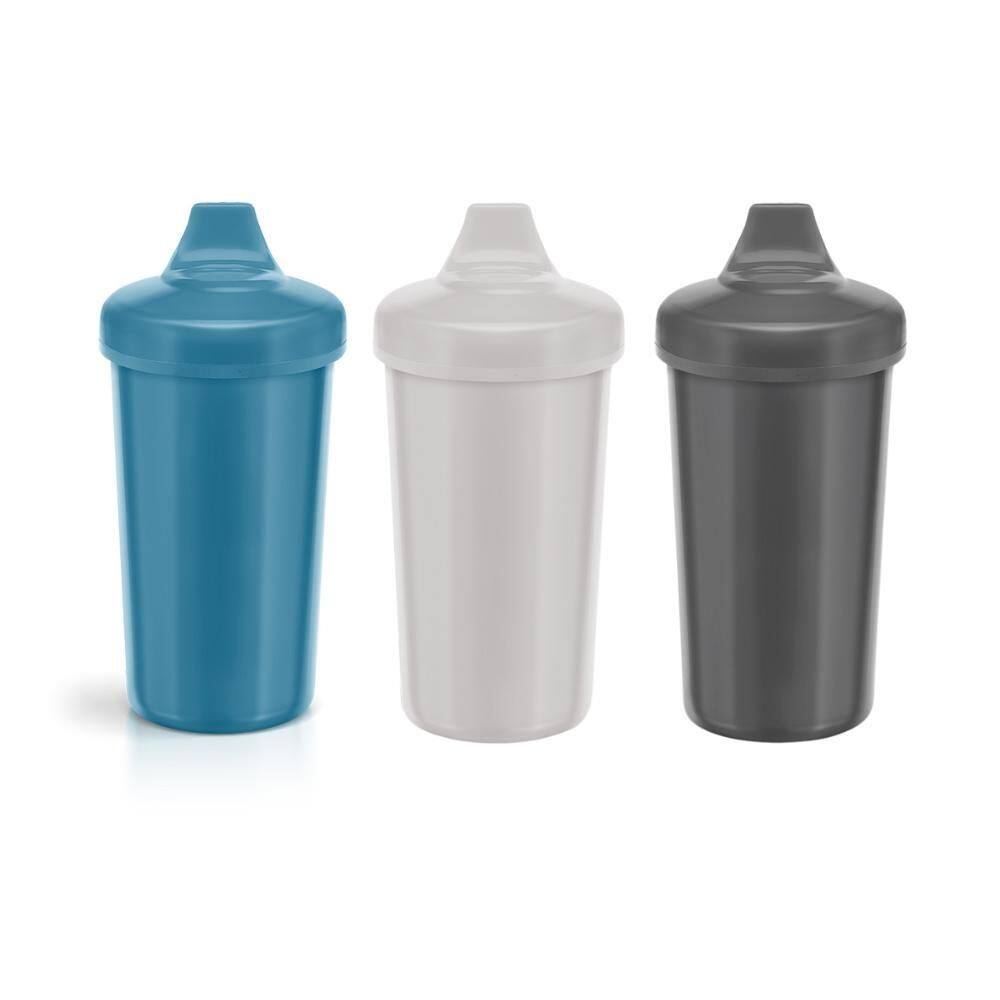 Kit 3 Copos Infantil Antivazamento Colors Max 320Ml Az Lillo