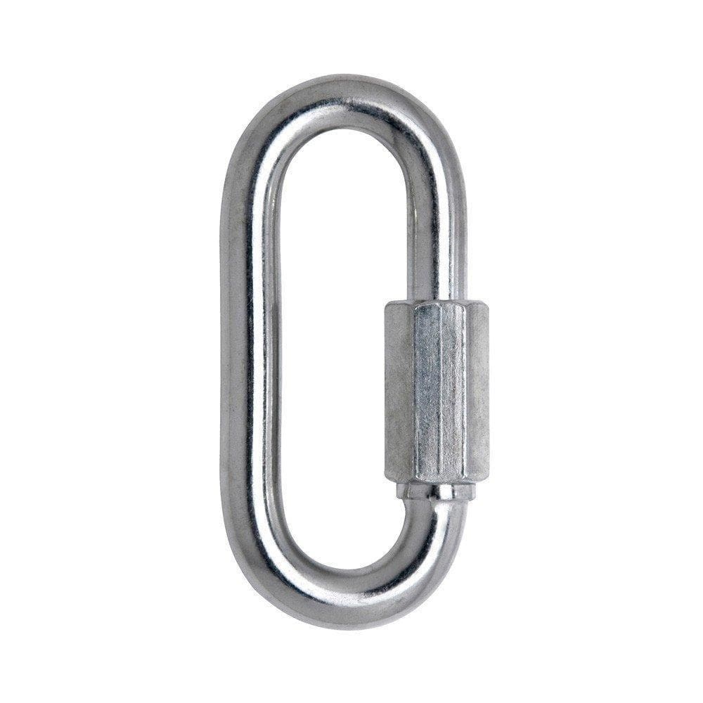 Mosquetão Oval Com Trava Roscada 6Mm