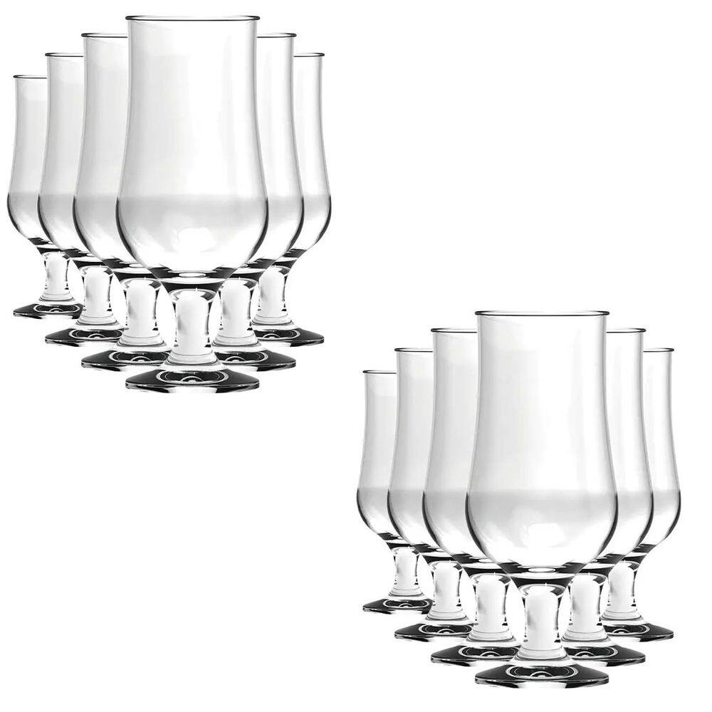 Jogo 12 Taças Para Chopp Cerveja Frankfurt 310ml Copo Drinks