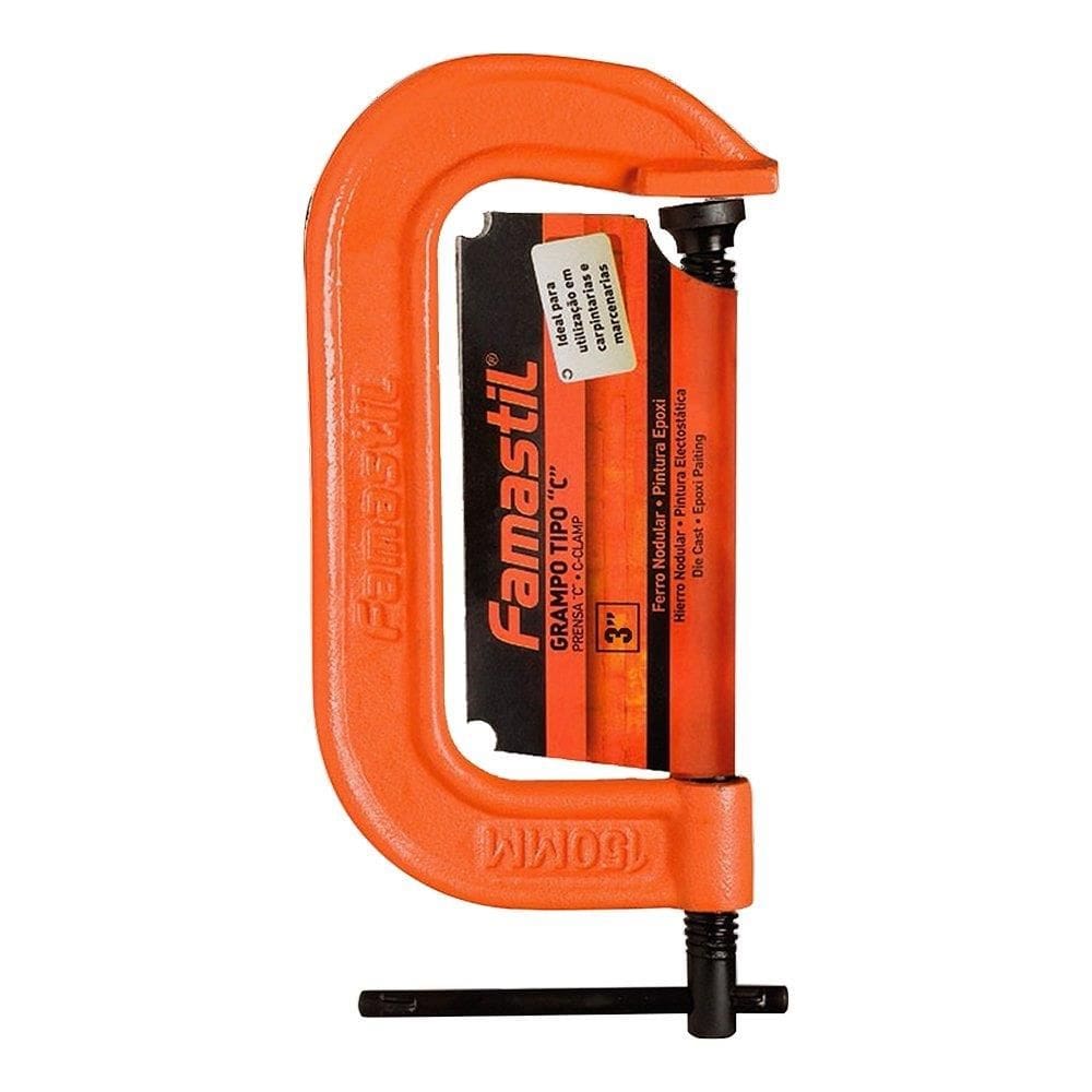 Grampo Famastil Tipo C para Carpinteiro 3P
