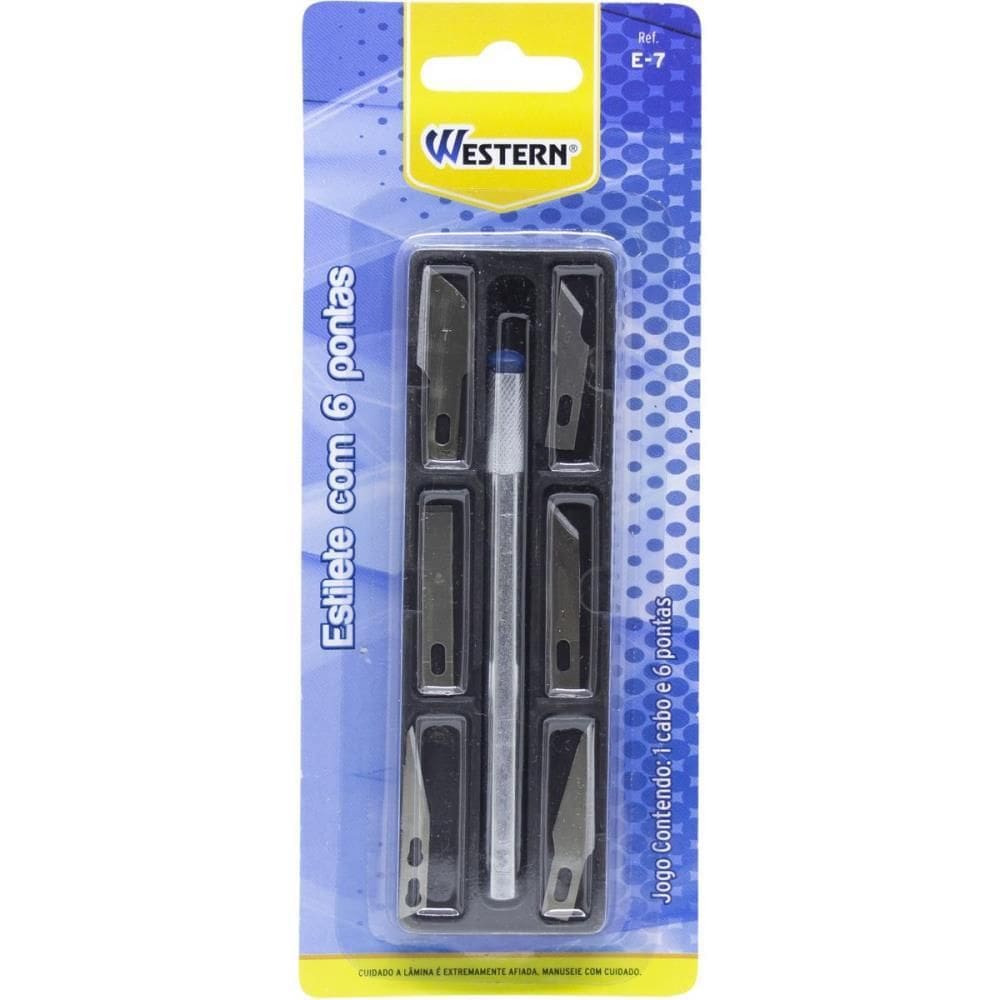 Estilete Especial Precisão 6 Pontas 13cm - Western