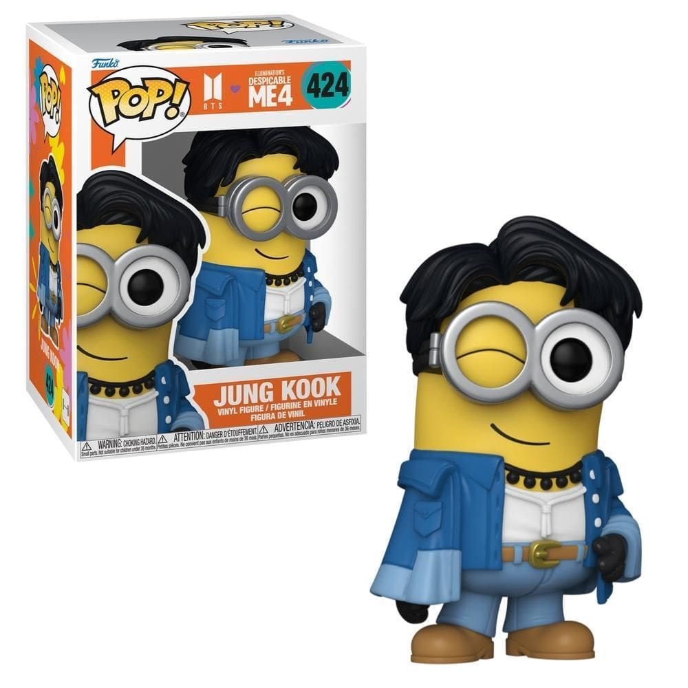 Boneco Funko Pop Bts X Meu Malvado Favorito 4 Jung Kook