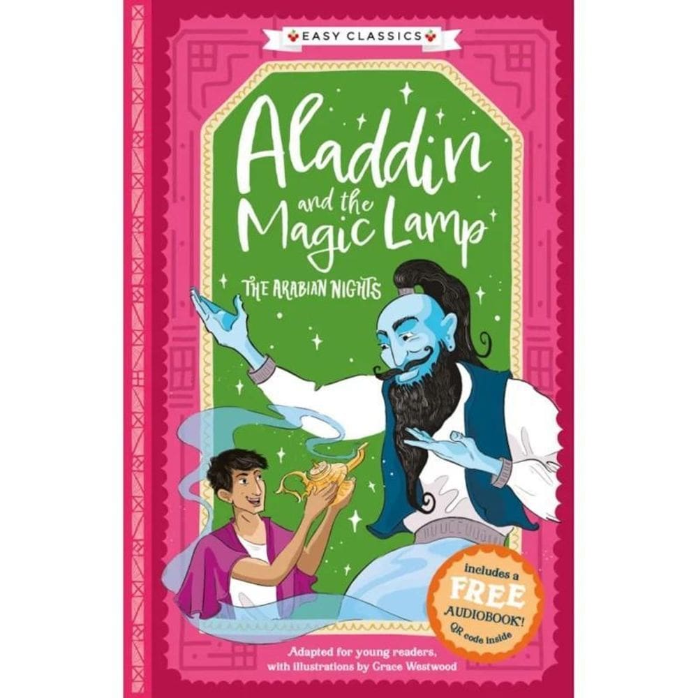 Livro Aladdin And The Magic Lamp - Em Inglês -Texto Adaptado