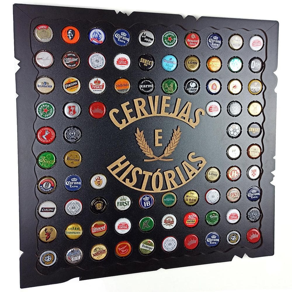 Porta Tampinhas Festa Churrasqueira - Cervejas E Histórias