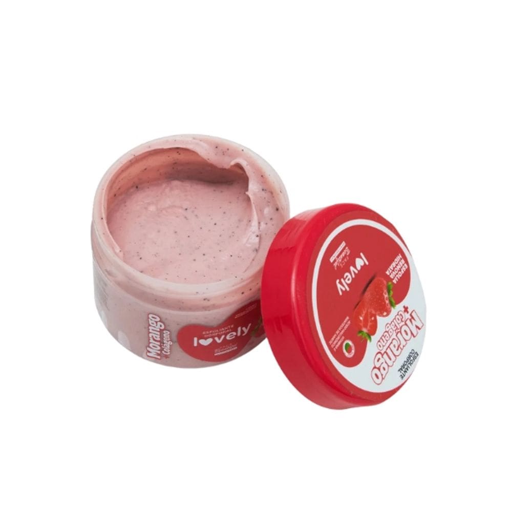 Esfoliante Corporal Morango + Colágeno Lovely 280g - 0040141232090