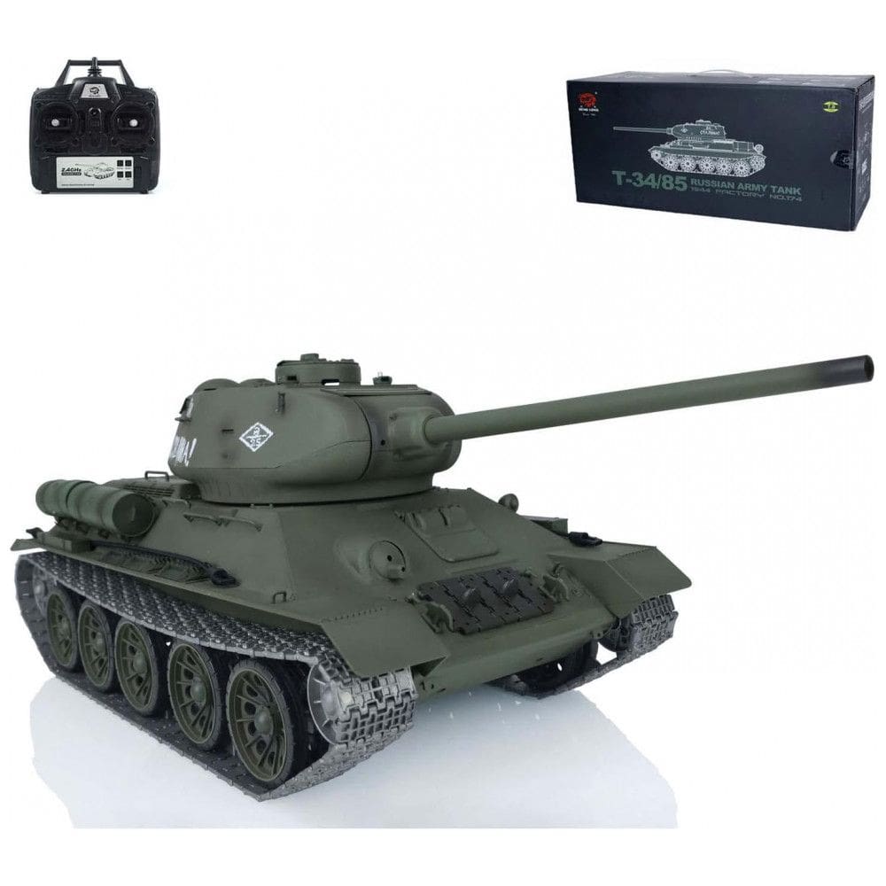 Tanque de Guerra TOUCAN RC HOBBY Soviet 4 85 com Controle Remoto, Escala 116, Verde