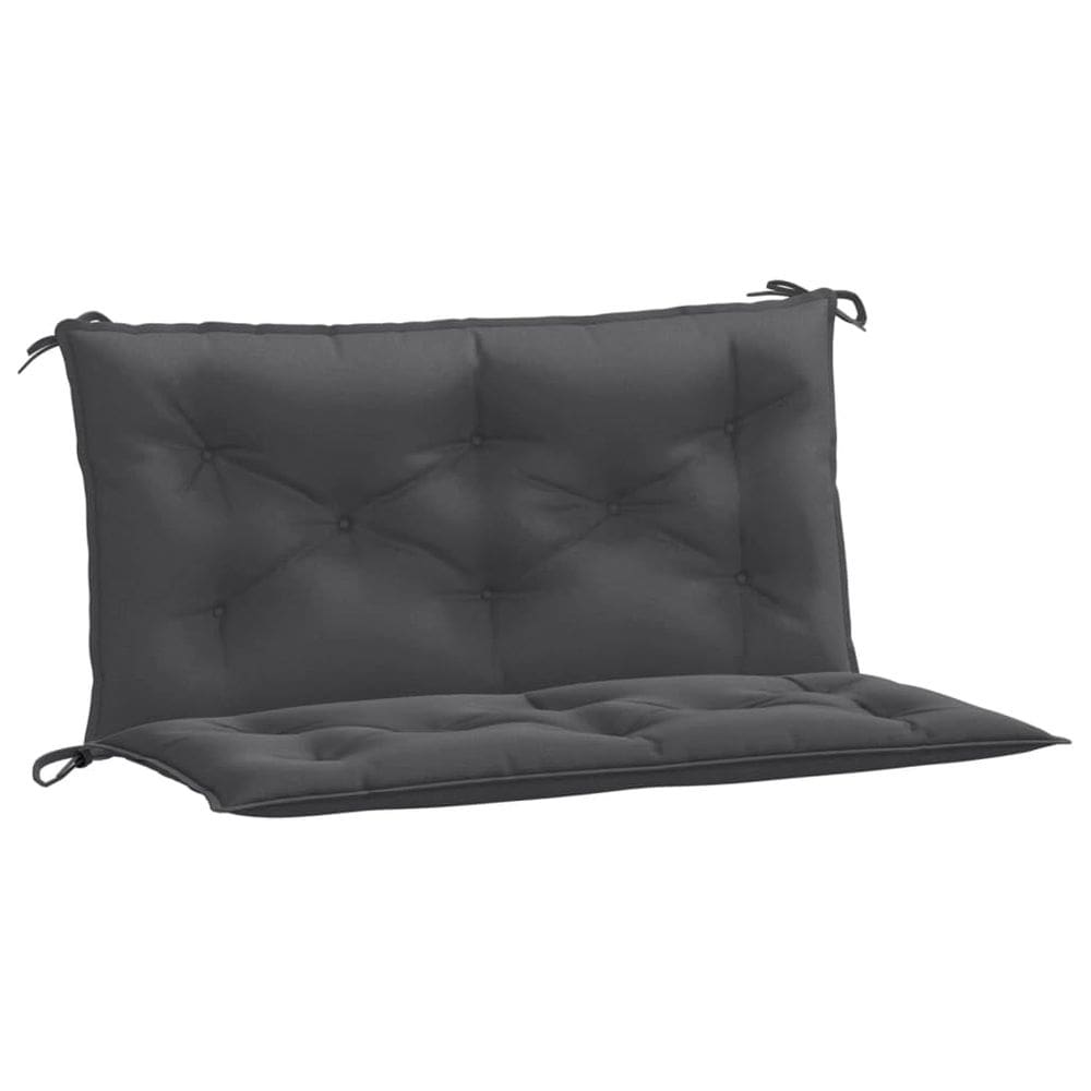Almofadas de banco de jardim vidaXL Melange Antracite, conjunto de 2