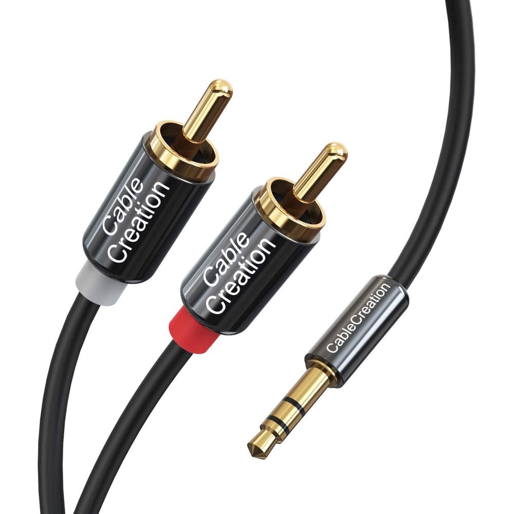 Cabo de áudio: criação de cabo de 3,5 mm macho para 2RCA macho de 5 m