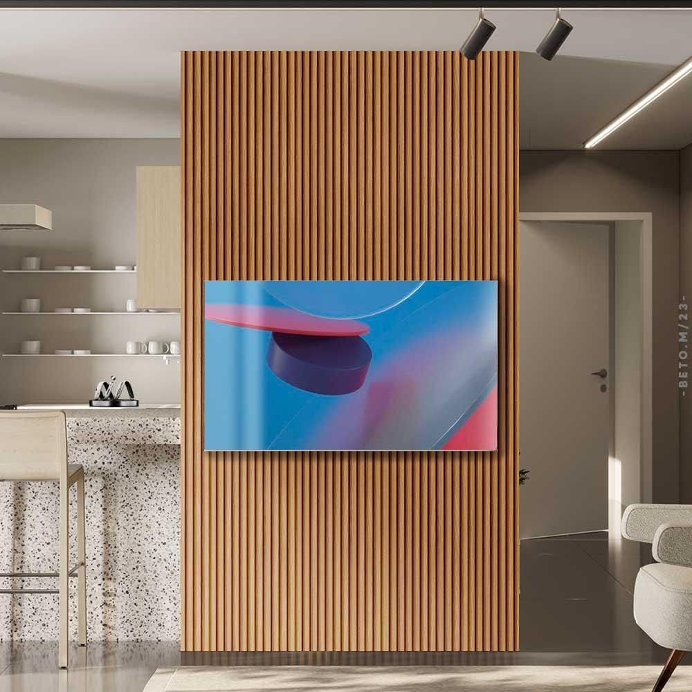 Painel Ripado Modular Para Tv até 60 Polegadas