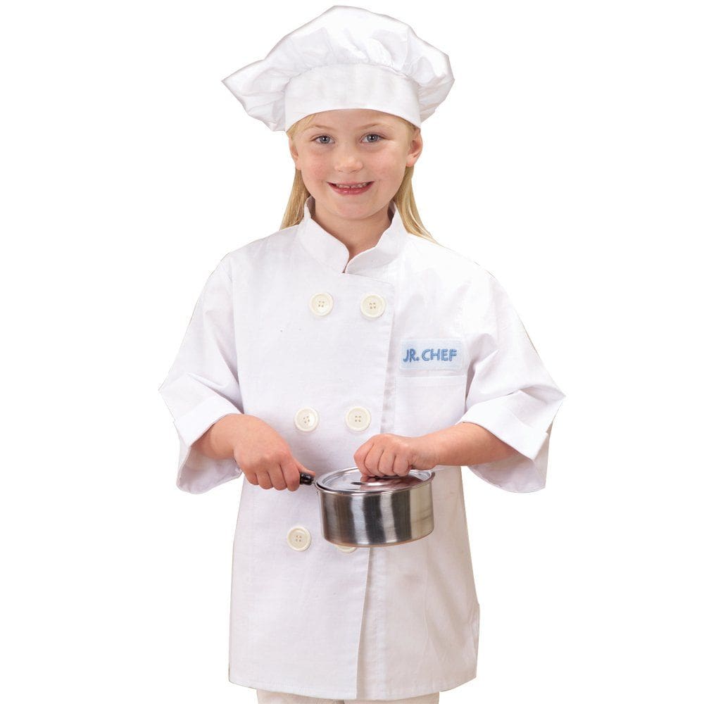 Roupa de carreira de chef em sala de aula, brinquedos construtivos de 3 a 6 anos