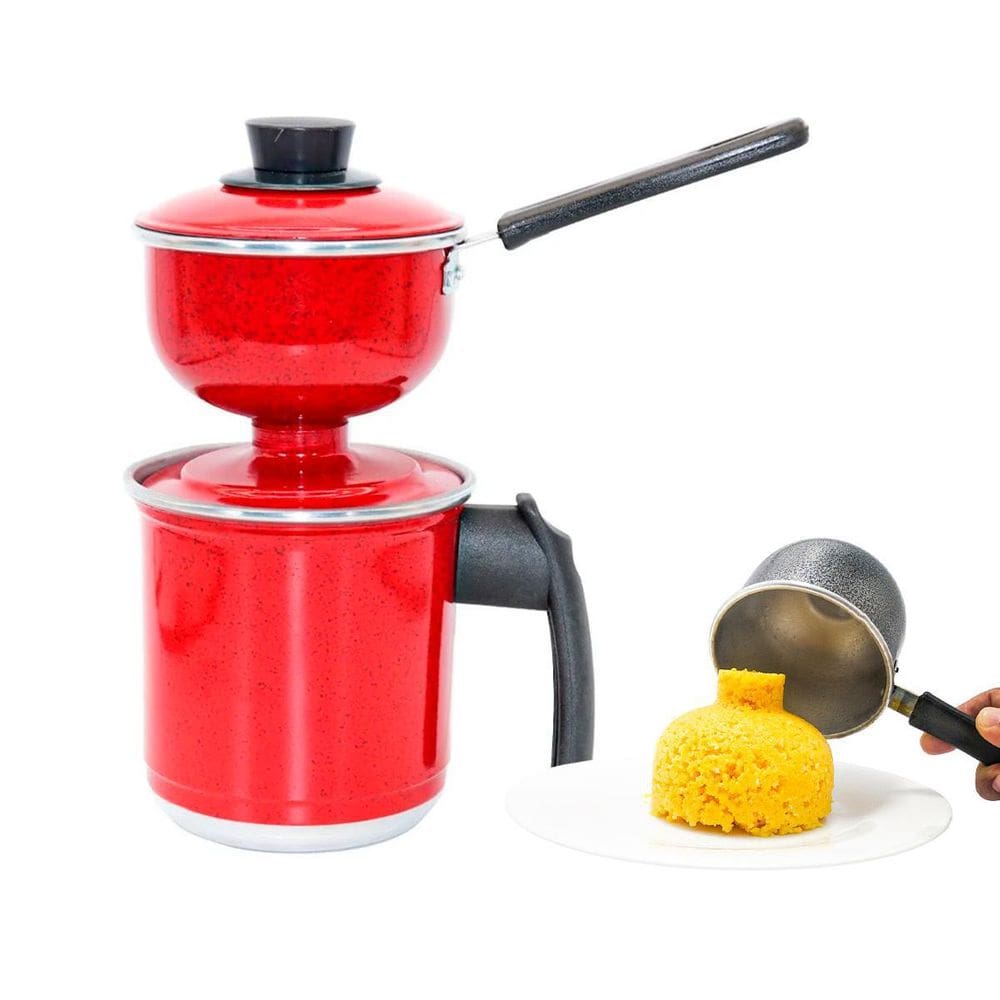 Cuscuzeiro Nordestino Em Alumínio Porção Individual