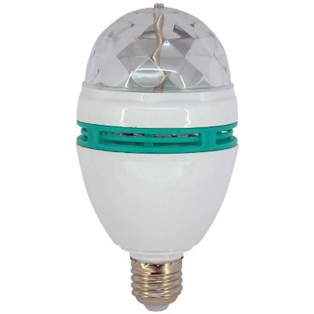 Lampada LED RGB Giratória 9 Watts