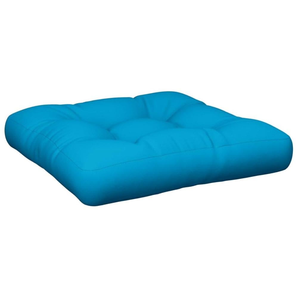 Almofada de palete VidaXL Tecido de poliéster azul 60x60x12cm