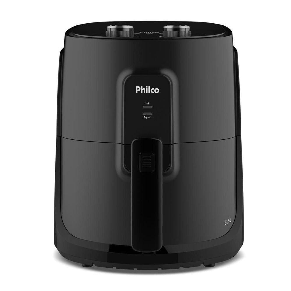 Air Fryer Philco 5,5L Revestimento Redstone 1500W PAF55B 110V
