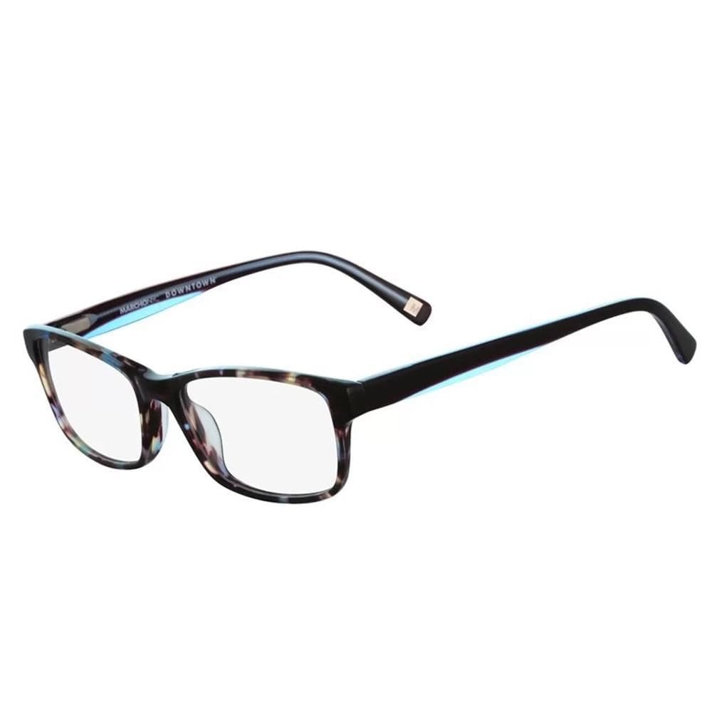 Óculos Armação Marchon M-Cornelia 215 Feminino Mesclado Azul