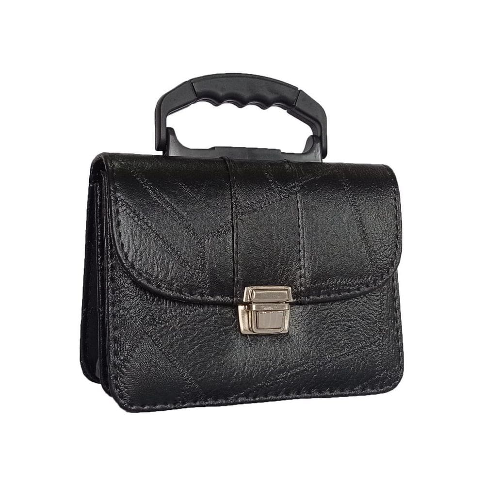 Pasta Executiva Mini Ap Infantil Costurado Preto R1820