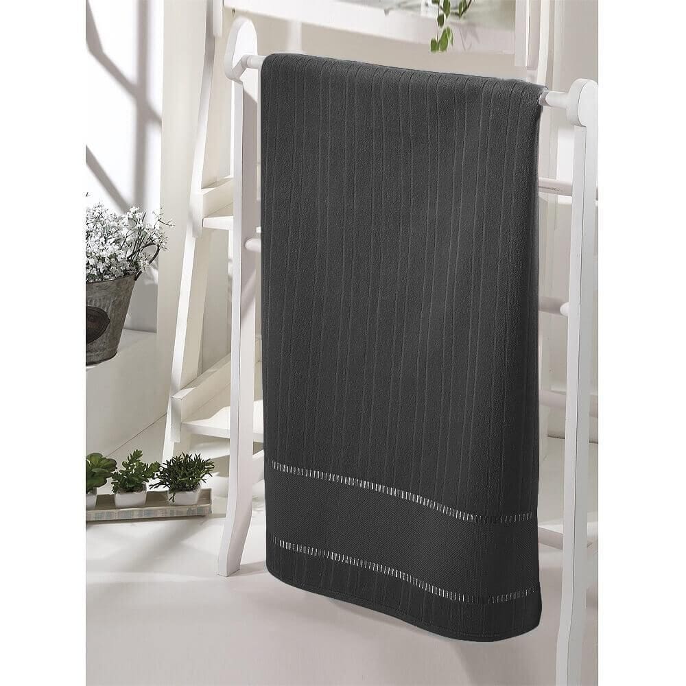 Toalha De Banho Para Bordar Bella - Dohler Preto
