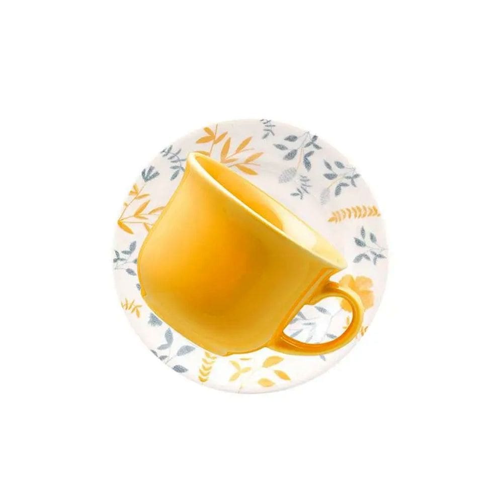 Xícara de chá com Pires Estampa Donna Bem-Te-Vi 180ml 1 Unidade - Biona 5409