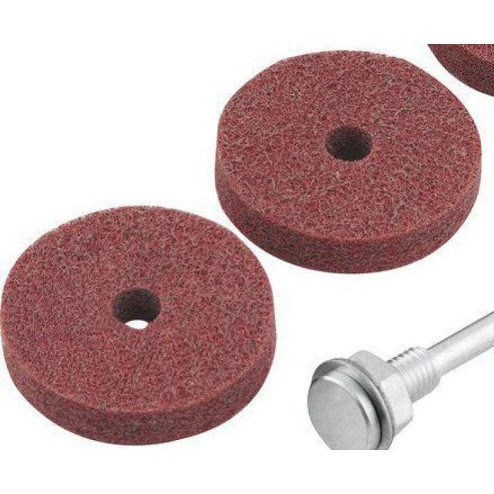 Jogo Esponja Abrasiva Acabamento C/Haste 4Pcs Vd 1250004002