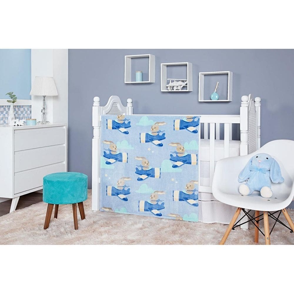 Cobertor Infantil 90X1,10 Baby Flannel Rick