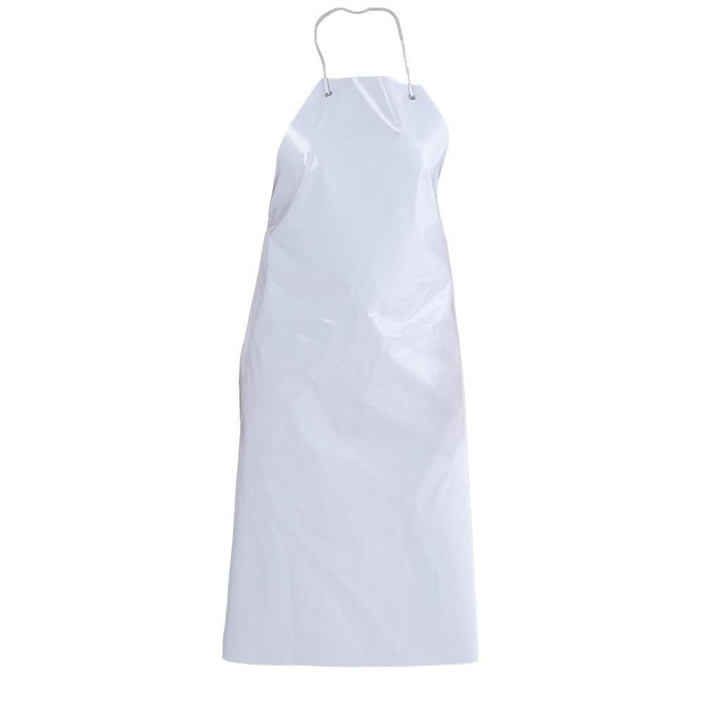 Kit 5 Unidades Avental Pvc 1,20X0,70 Com Forro Branco Nove54