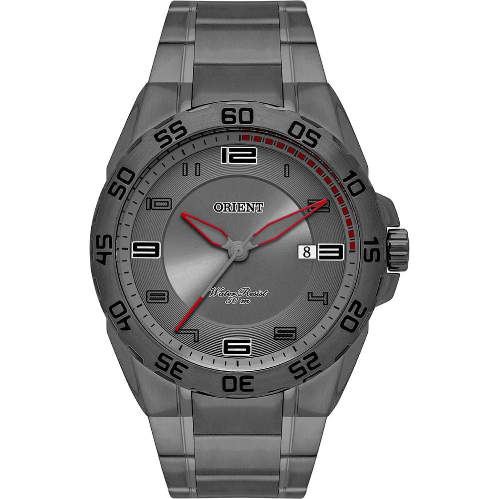 Relógio ORIENT masculino analógico preto MYSS1034 G2GX