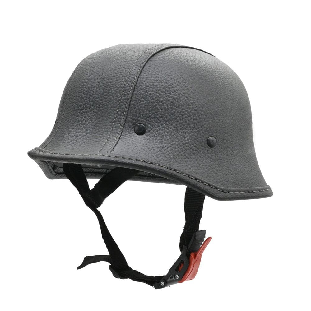 Capacete Bike/Scooter Br101 Alemão War Revestido Preto Gg