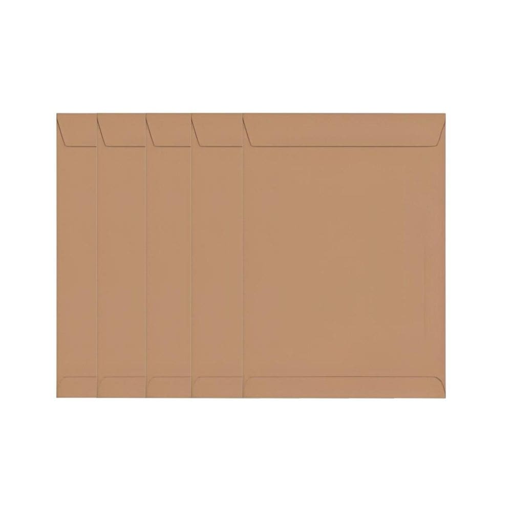 Envelopes 176Mm X 250Mm Meio Ofício A5 250 Unidades Pardo