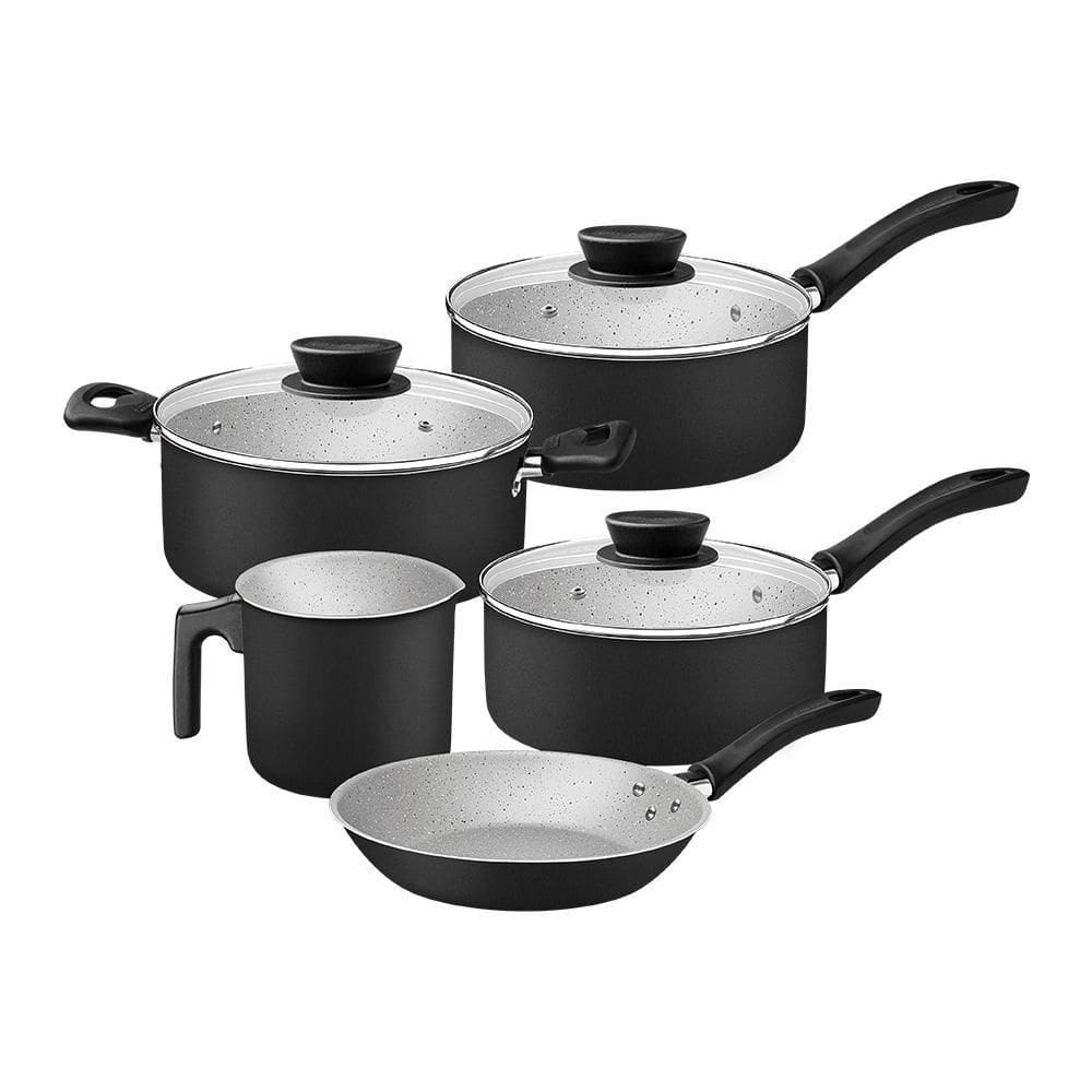 Jogo De Panelas Tramontina Linz 28299005 Preto