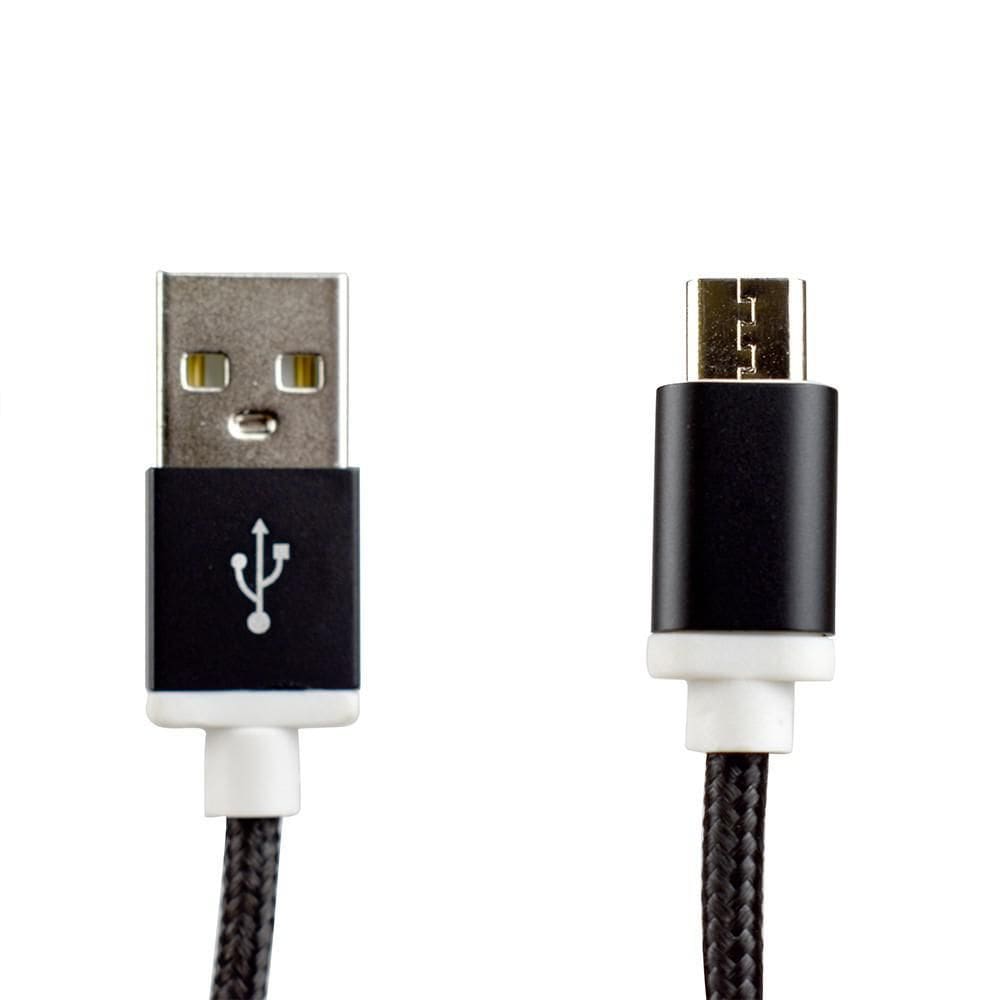 Cabo Usb Evus Fast Charge Micro Usb 5P 1.0M C-054 Pto Blistr