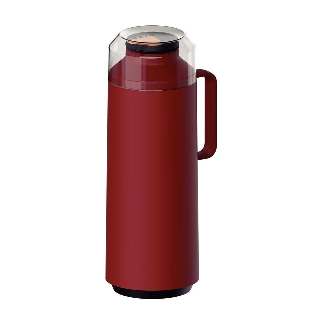 Garrafa Térmica Exata com Ampola de Vidro 1 Litro Tampa Copo Bebidas Quente Fria Tramontina