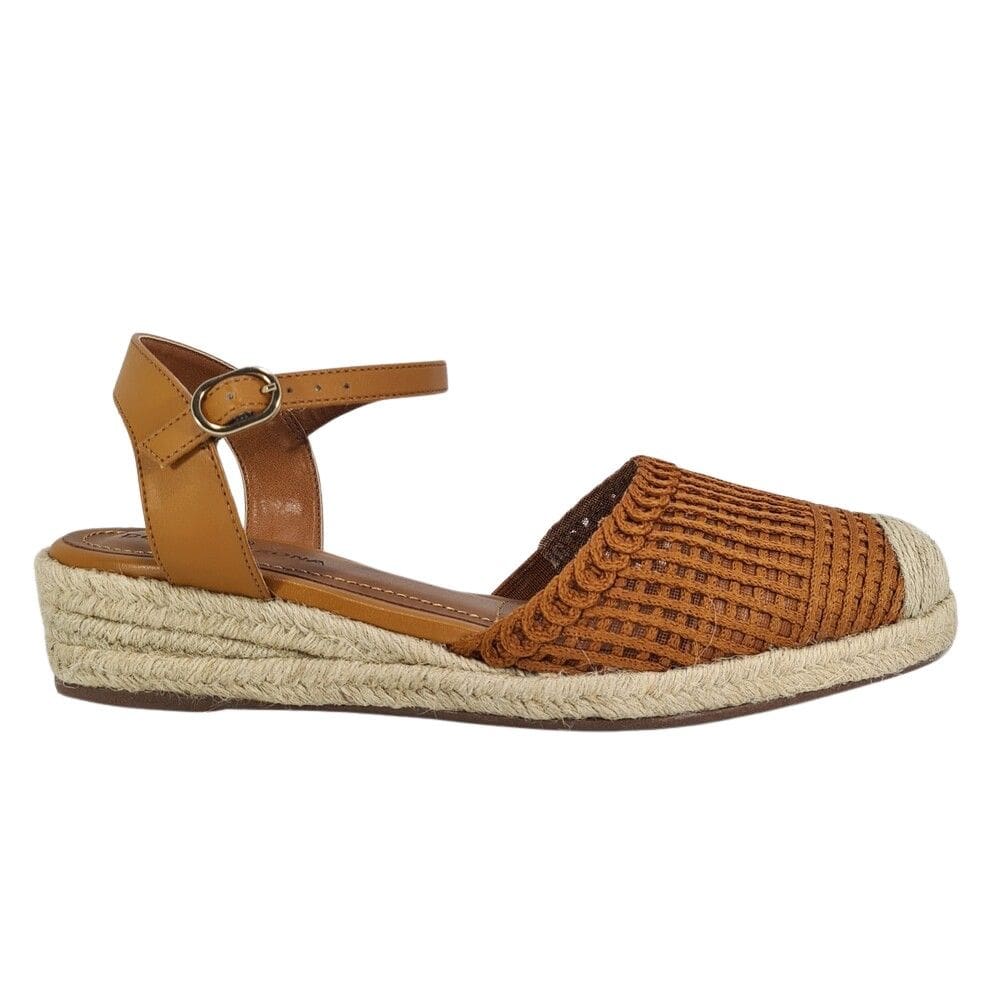 Espadrille Salto Anabela Numeração Especial Sandália Gabi