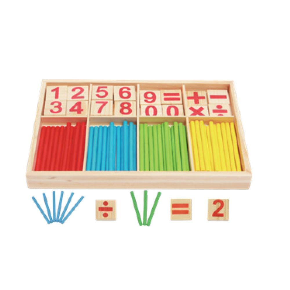Jogo Educativo de Madeira Educaplay Caixa Matemática
