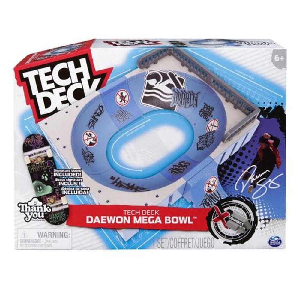 Skate De Dedo Pista Skatepark Mega Bowl Daewon - Tech Deck - Sunny 3812
