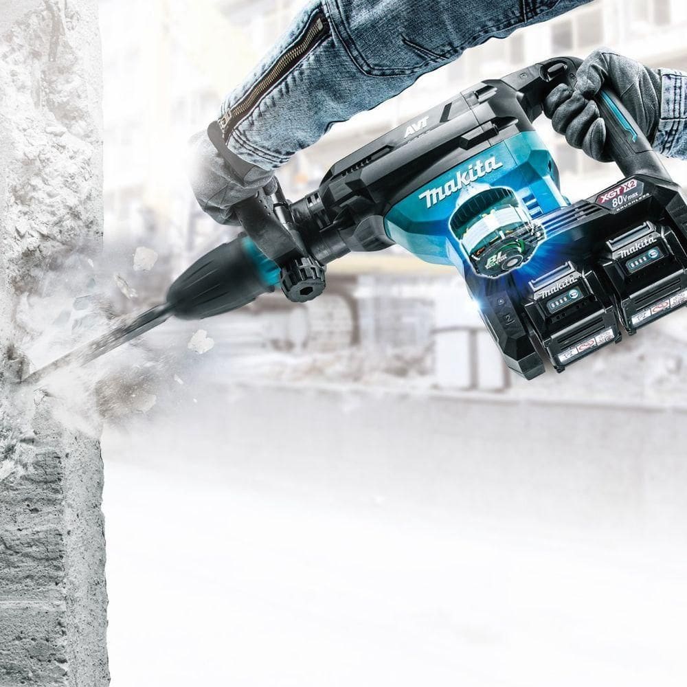 Martelo Rompedor Sds Max Sem Fio 40v 1900 Impactos Por Minuto Força 20,9j Aws Hm002gz03 Makita