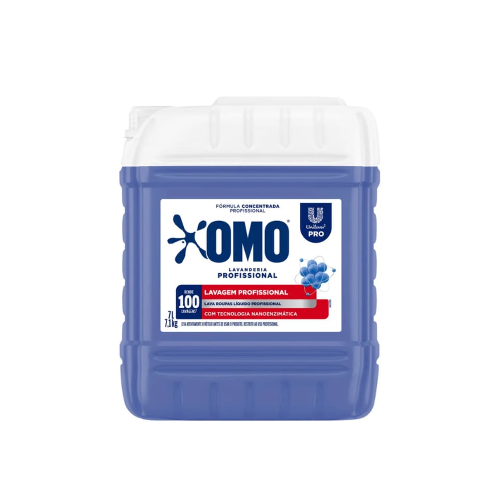 Lava Roupas Liquido 7L Omo Lavanderia