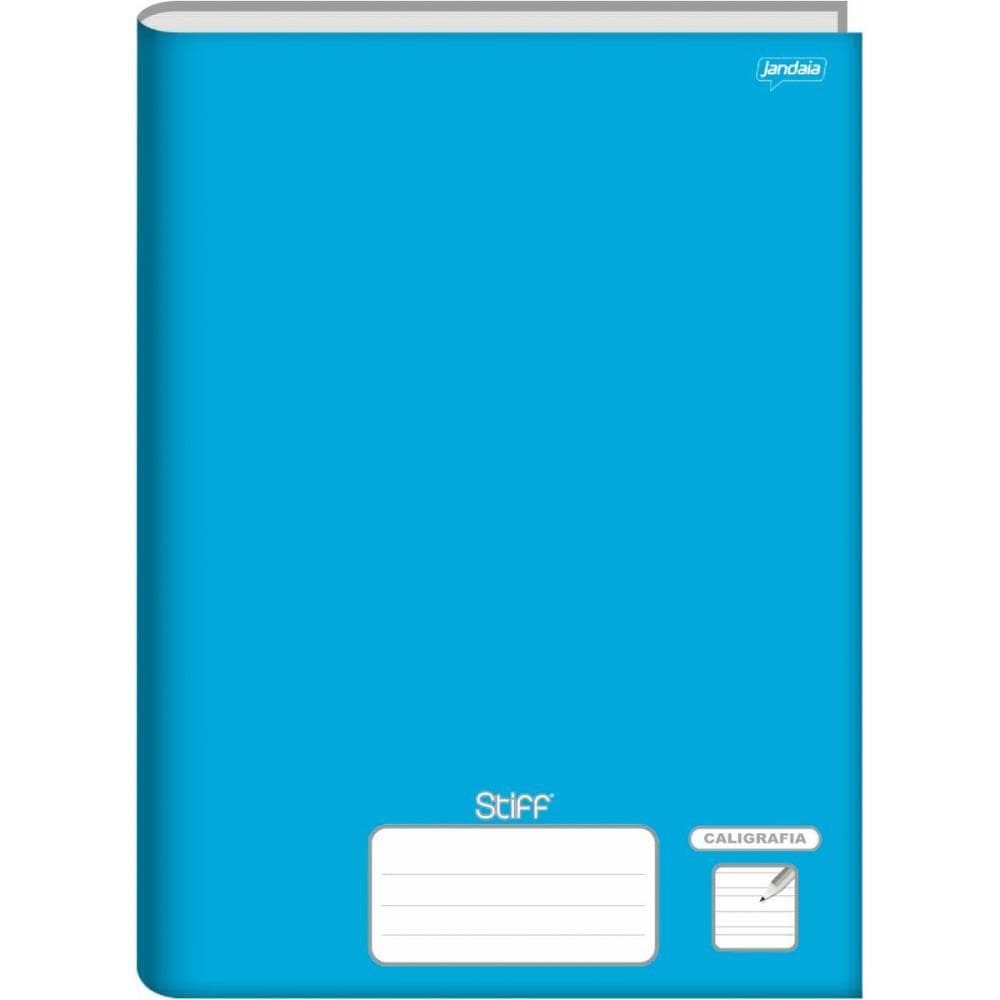 Caderno Caligrafia Capa Dura Stiff Azul 96fls 05 unid