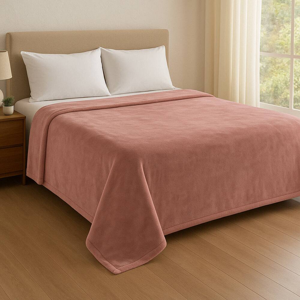 Manta Blanket High 300 Casal Toque De Seda 180x220cm - Kacyumara - Rosa Blanket