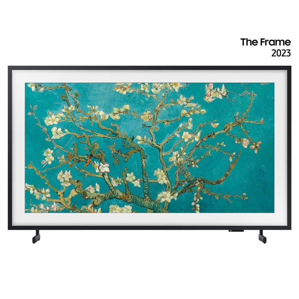Smart TV Samsung The Frame QLED 32” Polegadas 32LS03C Tela Matte, Design Slim e Wi-Fi