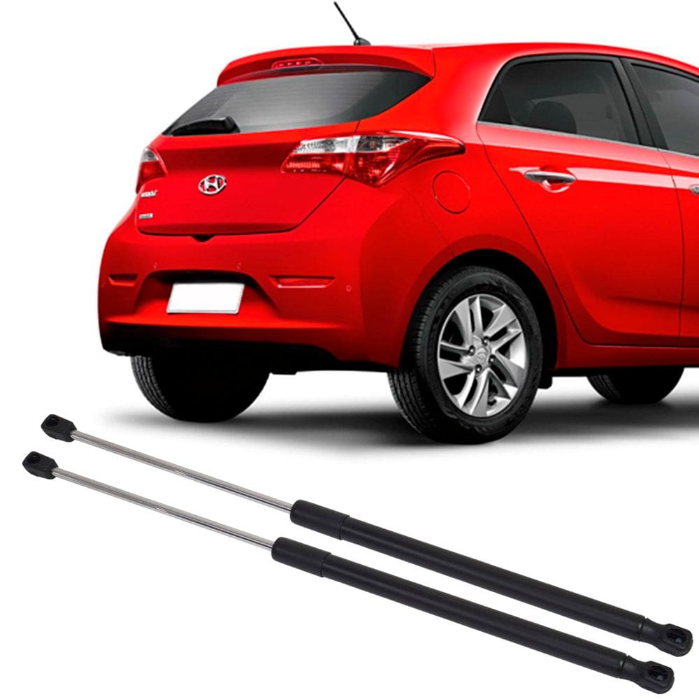 Par Amortecedor Tampa Traseira Porta Malas HB20 Hatch 2013 à 2019 Mola Gás
