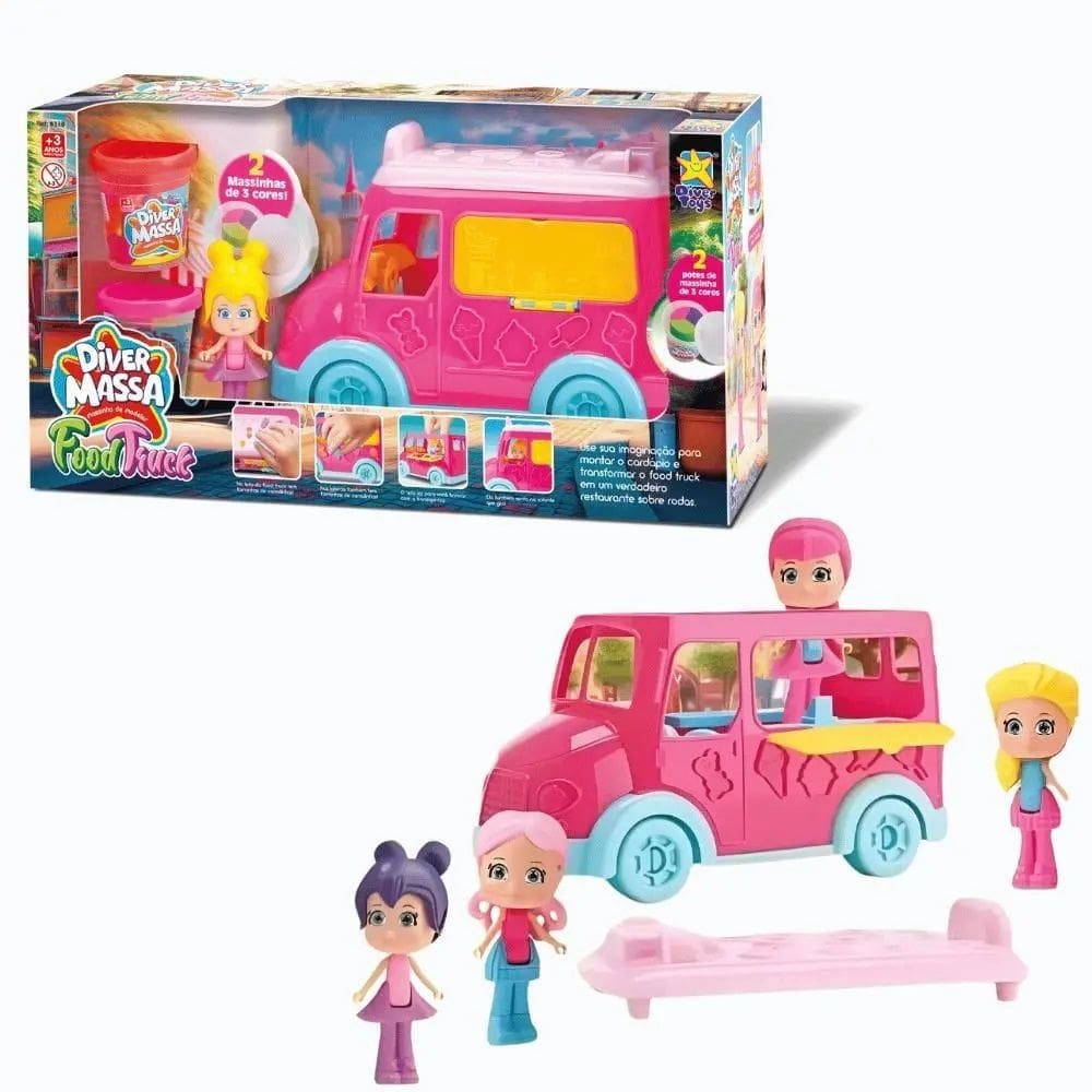 Diver Massa Food Truck Modelos - Divertoys