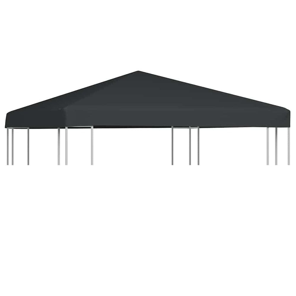 Tampa superior para gazebo VidaXL Durável 3x3m - Poliéster cinza