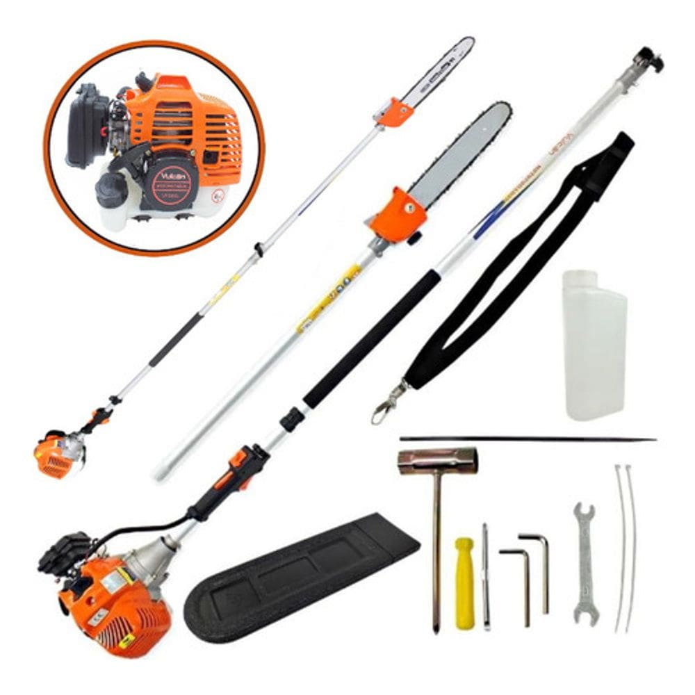 Moto Podador De Galhos Com Alongador Vulcan Vp3300 L / 1,3hp