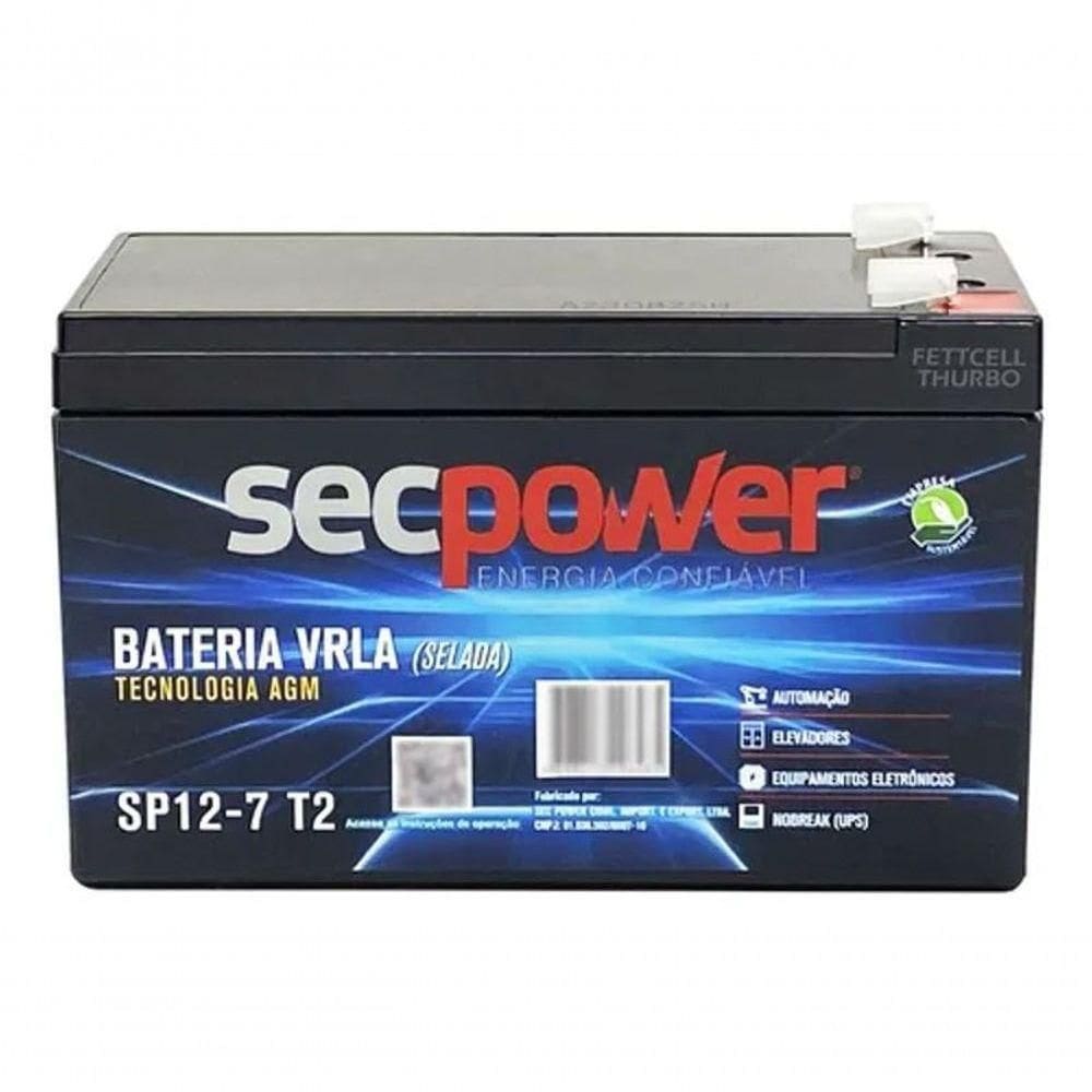 Bateria Selada Nobreak 12v 7ah - Secpower - T2